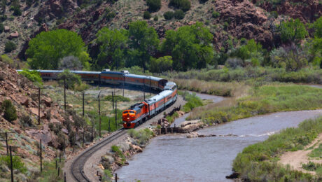 Royal Gorge train in action.
