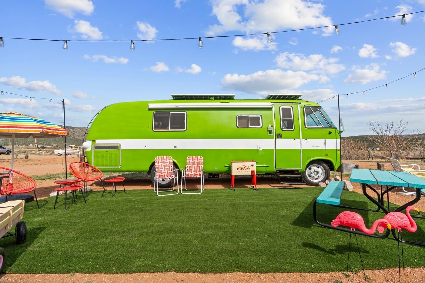 Indiana Jones Vintage RV at Starlite Vintage Resort Colorado